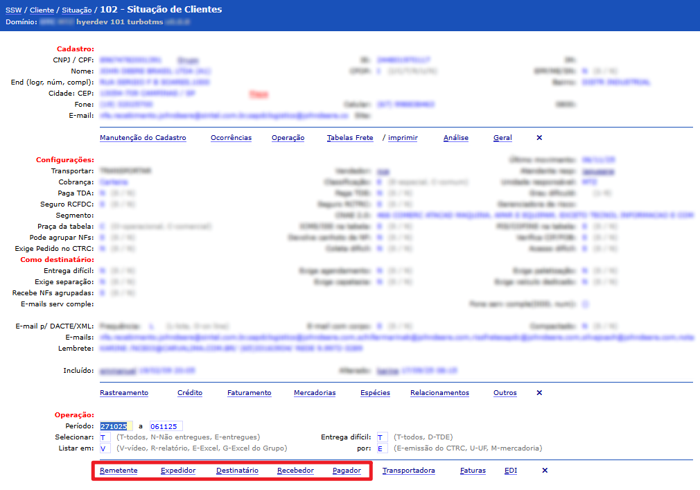 Exemplos links tela 102